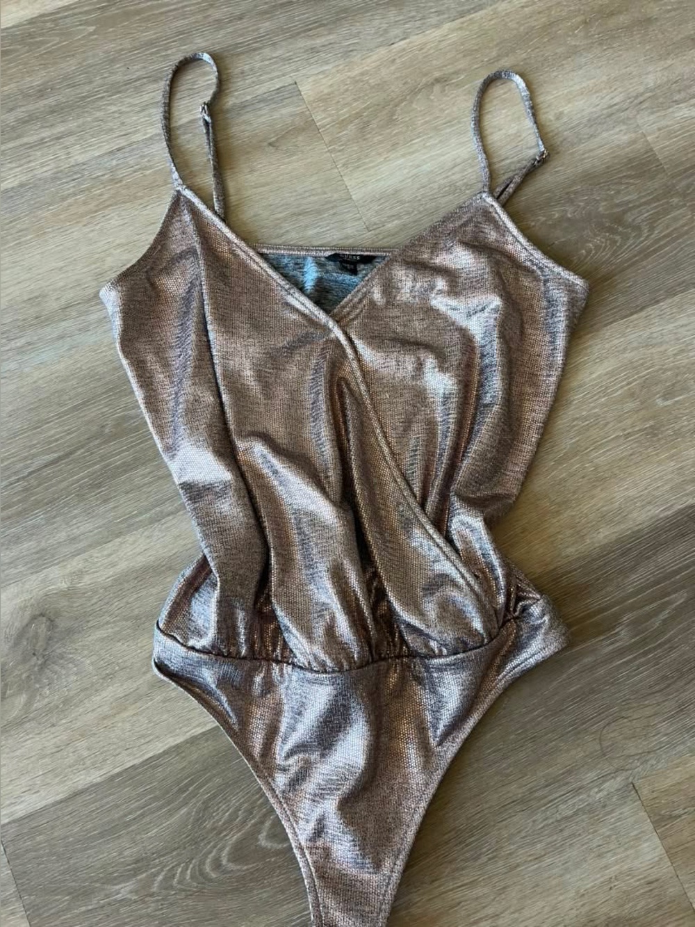 Guess Girls Metallic Rose Gold Skort